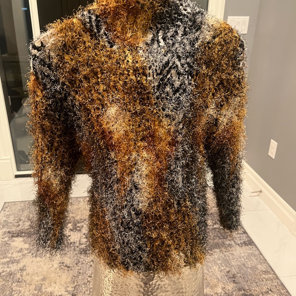Vintage ness ladies top beautiful fall colours size large